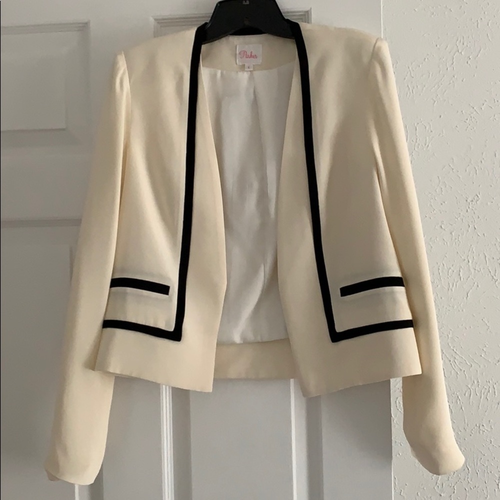 Parker Cream & Black Blazer